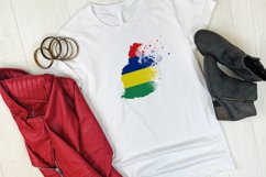 National Sublimation Art- Backgrounds Bundle. Mauritius Product Image 4