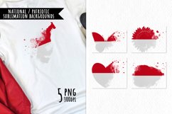 National Sublimation Art- Backgrounds Bundle. Monaco Product Image 1