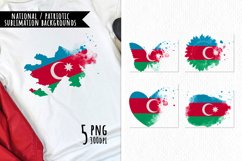 National Sublimation Art- Backgrounds. Azerbaijan Product Image 1