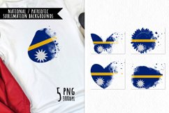 National Sublimation Art- Backgrounds Bundle. Nauru Product Image 1