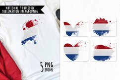 National Sublimation Art- Backgrounds Bundle. Netherlands Product Image 1