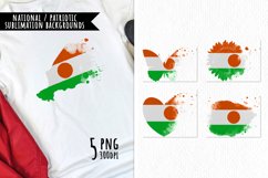 National Sublimation Art- Backgrounds Bundle. Niger Product Image 1