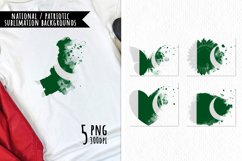 National Sublimation Art- Backgrounds Bundle. Pakistan Product Image 1