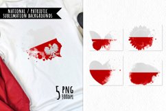 National Sublimation Art- Backgrounds Bundle. Poland Product Image 1