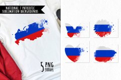 National Sublimation Art- Backgrounds Bundle. Russia Product Image 1