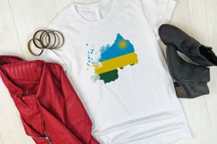 National Sublimation Art- Backgrounds Bundle. Rwanda Product Image 4
