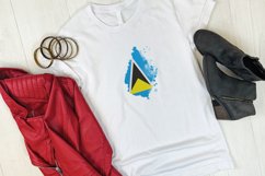 National Sublimation Art- Backgrounds Bundle. Saint Lucia Product Image 4