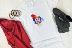 National Sublimation Art- Backgrounds Bundle. Serbia Product Image 3