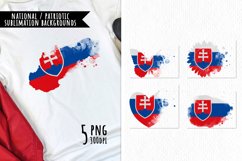 National Sublimation Art- Backgrounds Bundle. Slovakia Product Image 1