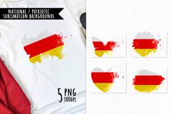 National Sublimation Art- Backgrounds Bundle. South Ossetia Product Image 1