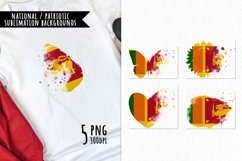 National Sublimation Art- Backgrounds Bundle. Sri Lanka Product Image 1
