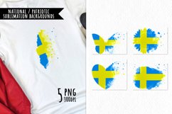 National Sublimation Art- Backgrounds Bundle. Sweden Product Image 1