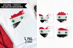 National Sublimation Art- Backgrounds Bundle. Syria Product Image 1
