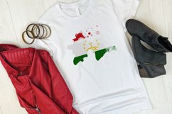 National Sublimation Art- Backgrounds Bundle. Tajikistan Product Image 4
