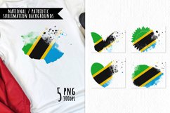 National Sublimation Art- Backgrounds Bundle. Tanzania Product Image 1