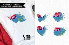 National Sublimation Art- Backgrounds Bundle. Tuvalu Product Image 1