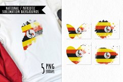 National Sublimation Art- Backgrounds Bundle. Uganda Product Image 1