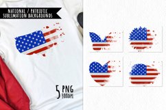 National Sublimation Art- Backgrounds Bundle. USA Product Image 1