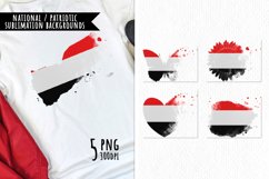 National Sublimation Art- Backgrounds Bundle. Yemen Product Image 1