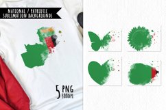 National Sublimation Art- Backgrounds Bundle. Zambia Product Image 1
