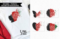 National Sublimation Art- Backgrounds Bundle. Afghanistan Product Image 1