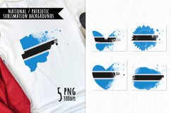 National Sublimation Art- Backgrounds Bundle. Botswana Product Image 1
