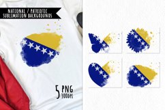 National Sublimation Art- Backgrounds. Bosnia &amp; Herzegovina Product Image 1