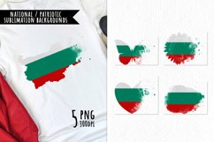 National Sublimation Art- Backgrounds Bundle. Bulgaria Product Image 1