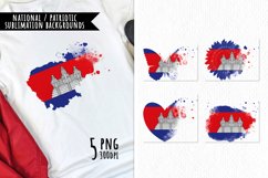 National Sublimation Art- Backgrounds Bundle. Cambodia Product Image 1