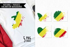 National Sublimation Art- Backgrounds Bundle. Congo Product Image 1