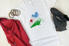 National Sublimation Art- Backgrounds Bundle. Djibouti Product Image 4