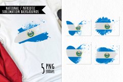 National Sublimation Art- Backgrounds Bundle. El Salvador Product Image 1