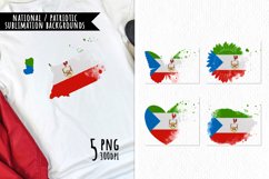 National Sublimation Art- Backgrounds. Equatorial Guinea Product Image 1