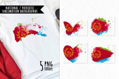 National Sublimation Art- Backgrounds Bundle. Eritrea Product Image 1