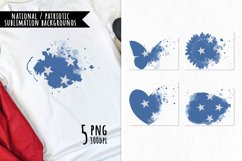 National Sublimation Art- Backgrounds Bundle. Micronesia Product Image 1