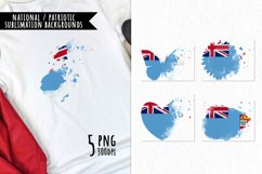 National Sublimation Art- Backgrounds Bundle. Fiji Product Image 1