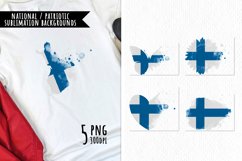 National Sublimation Art- Backgrounds Bundle. Finland Product Image 1
