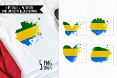 National Sublimation Art- Backgrounds Bundle. Gabon Product Image 1
