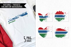 National Sublimation Art- Backgrounds Bundle. Gambia Product Image 1