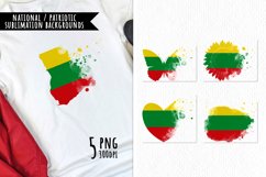 National Sublimation Art- Backgrounds Bundle. Ghana Product Image 1