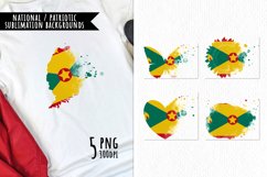 National Sublimation Art- Backgrounds Bundle. Grenada Product Image 1