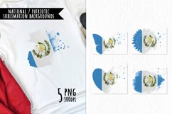 National Sublimation Art- Backgrounds Bundle. Guatemala Product Image 1