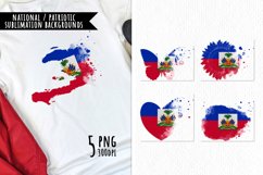 National Sublimation Art- Backgrounds Bundle. Haiti Product Image 1