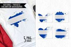 National Sublimation Art- Backgrounds Bundle. Honduras Product Image 1