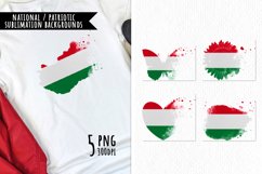 National Sublimation Art- Backgrounds Bundle. Hungary Product Image 1