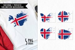 National Sublimation Art- Backgrounds Bundle. Iceland Product Image 1