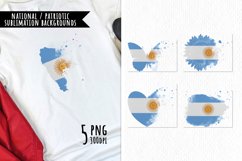 National Sublimation Art- Backgrounds. Argentina Product Image 1
