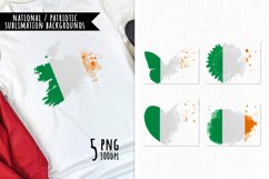 National Sublimation Art- Backgrounds Bundle. Ireland Product Image 1