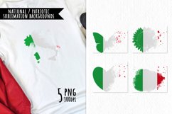 National Sublimation Art- Backgrounds Bundle. Italy Product Image 1