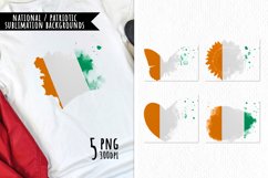 National Sublimation Art- Backgrounds Bundle. Ivory Coast Product Image 1